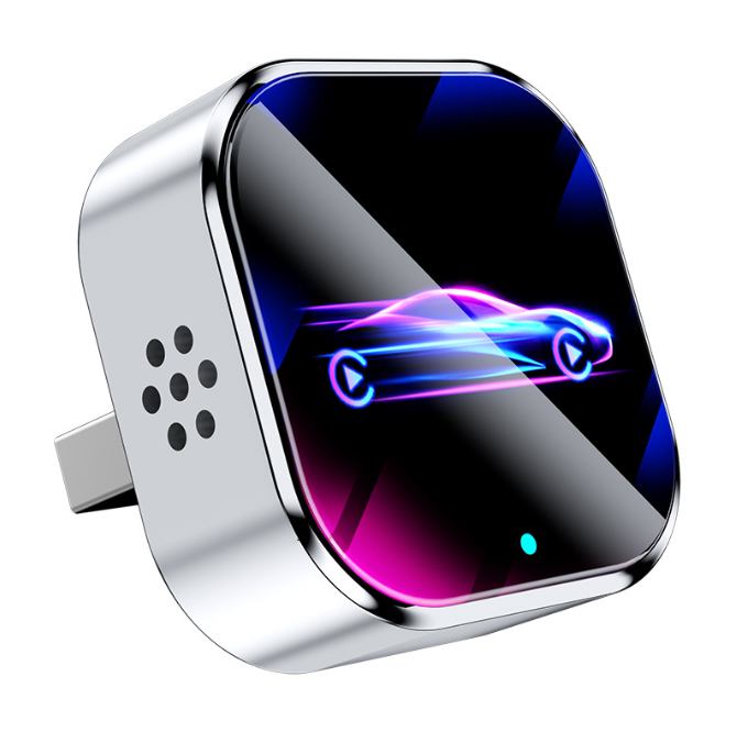 2026π 2-in-1 Smart Portable Car Connectivity Box for Android AutocarPlay, Wired to wireless CarPlay adapter