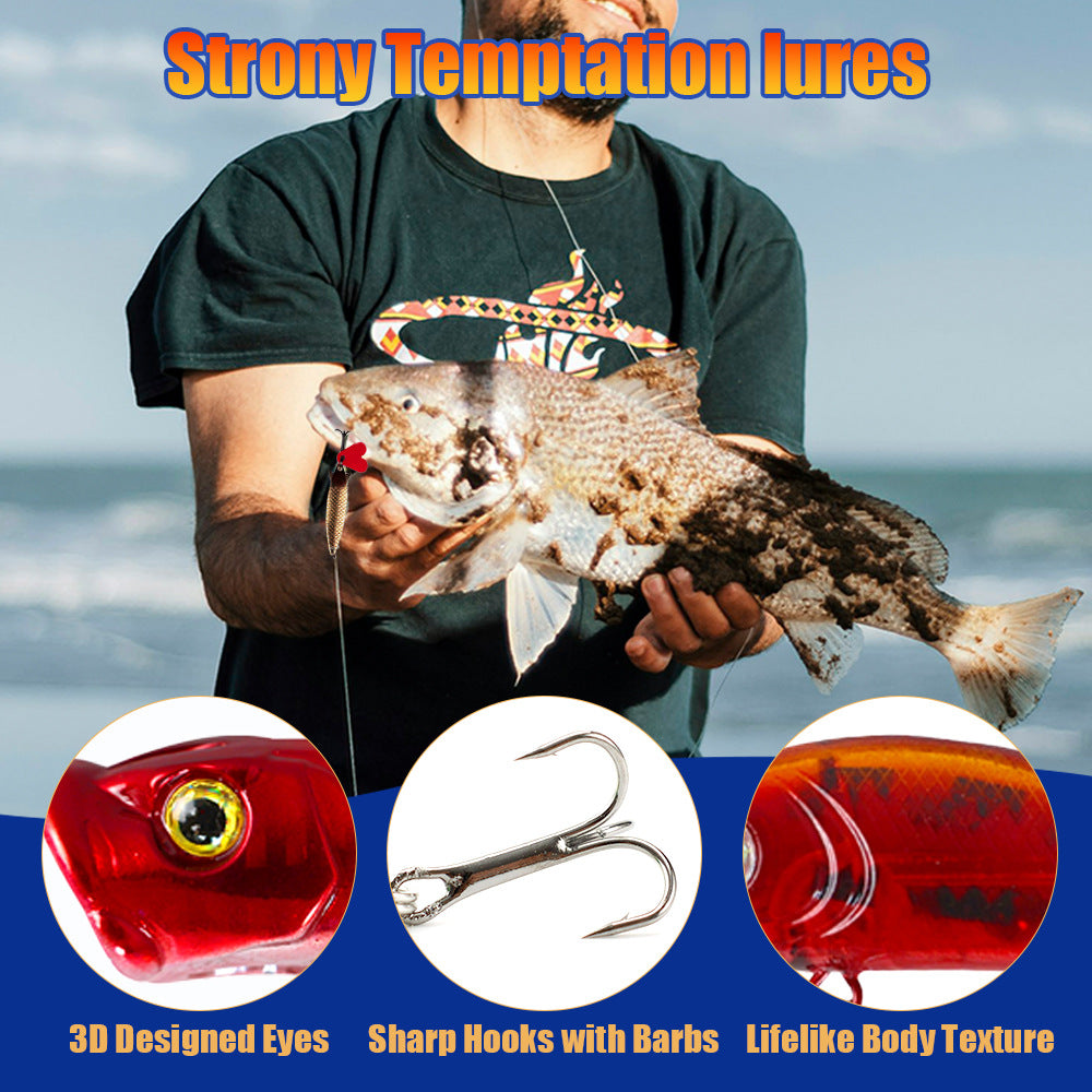 2025 Fishing Lure Set Blind Box Fishing Tackle - Premium Christmas Surprise Fishing Bait Gift for Dad, Grandpa, Brother, Boyfriend