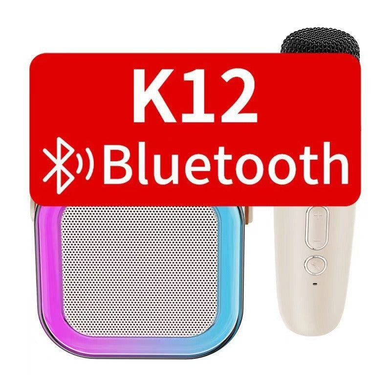 Atmosphere Bluetooth speaker microphone integrated speaker karaoke Bluetooth small speaker color