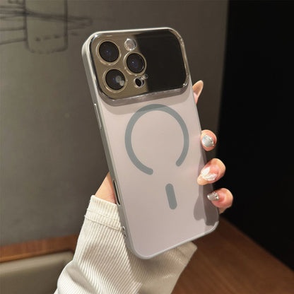 iPhone 17 Matte AG Magnetic Phone Case with Large View Window