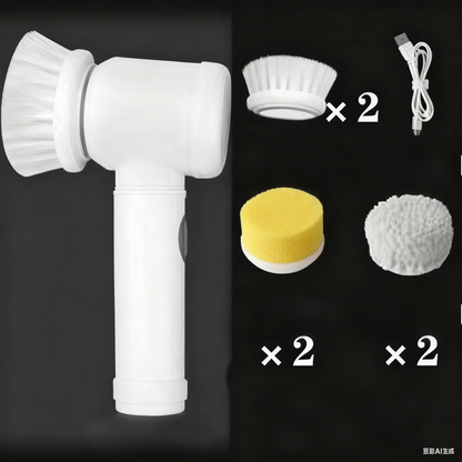 💫Household kitchen pot washing dish washing pot non-stick oil brush cleaning brush electric pot brush