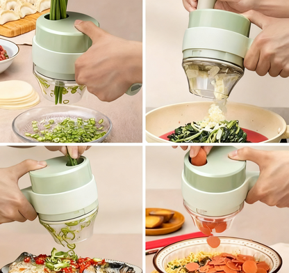 ⏰ Flash Sale! Multifunctional Portable Electric Vegetable Cutter Set