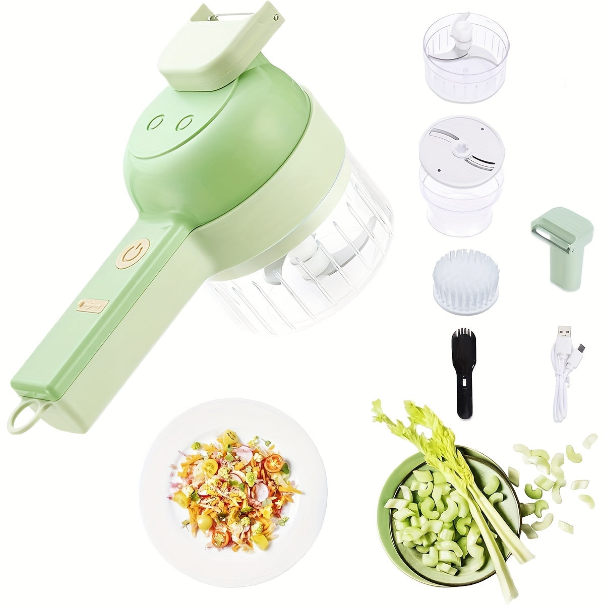 ⏰ Flash Sale! Multifunctional Portable Electric Vegetable Cutter Set