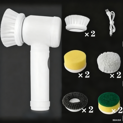 💫Household kitchen pot washing dish washing pot non-stick oil brush cleaning brush electric pot brush