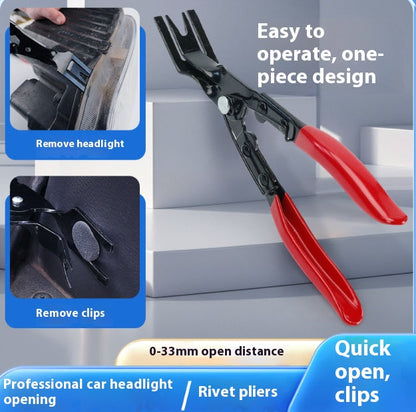 Car clip pliers, light change pliers, light opening pliers, light removal pliers