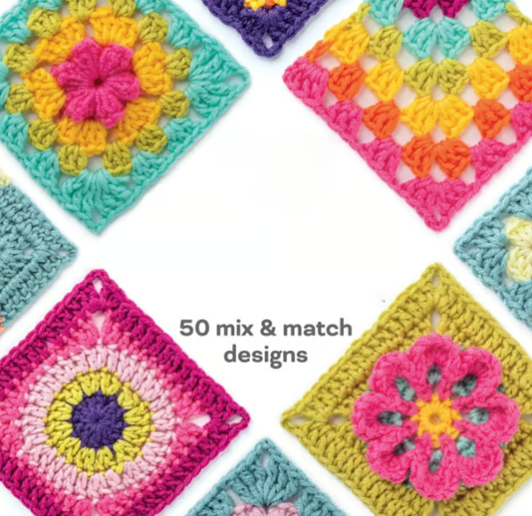 Knitting for Beginners The Granny Square Card Deck DIY Granny Knitting 50 Pattern Set