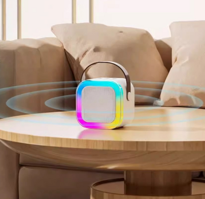 Atmosphere Bluetooth speaker microphone integrated speaker karaoke Bluetooth small speaker color