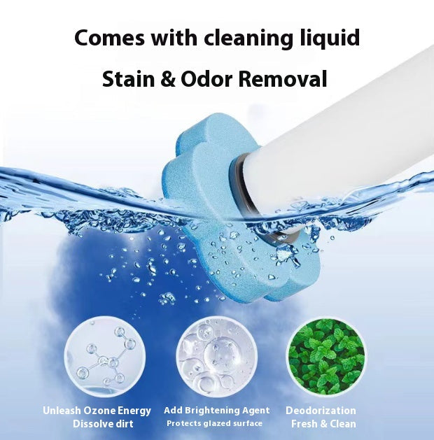 Disposable toilet brush bathroom no dead corner cleaning brush wall-mounted toilet brush disposable replacement head