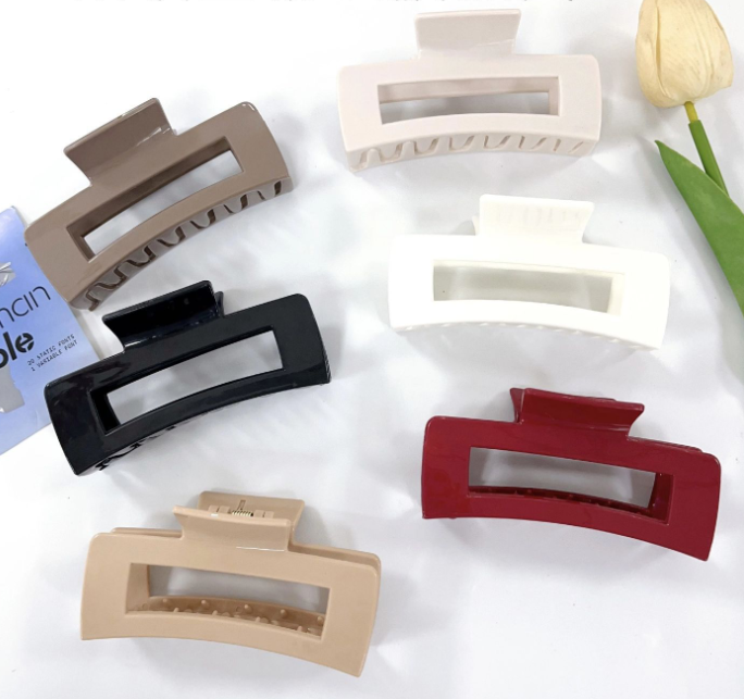 2025 new soft silicone shark clip Korean ins high-end large grab clip