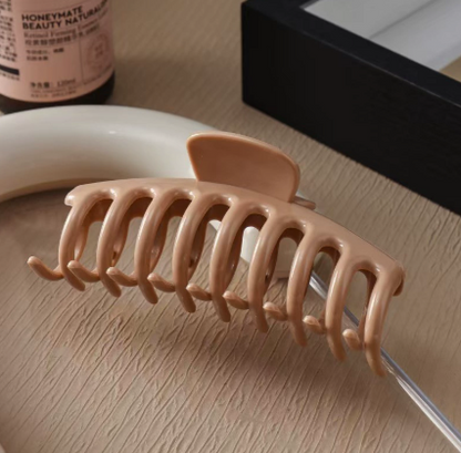 2025 new soft silicone shark clip Korean ins high-end large grab clip