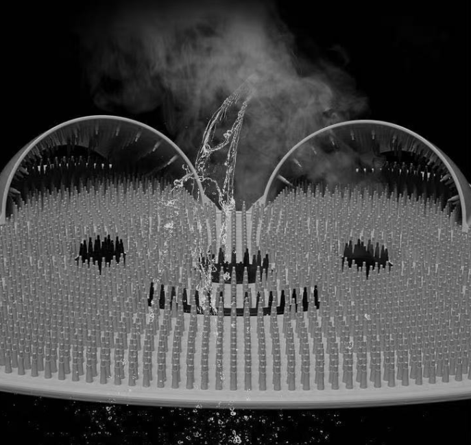 New silicone foot scrubber, exfoliating shower mat, massage mat, bathroom anti-slip mat, bath and foot scrubber