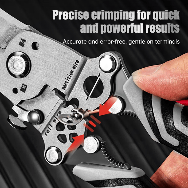💜2025 New Upgrade💥Multifunctional Folding Wire Stripper-Professional Electrician Tool